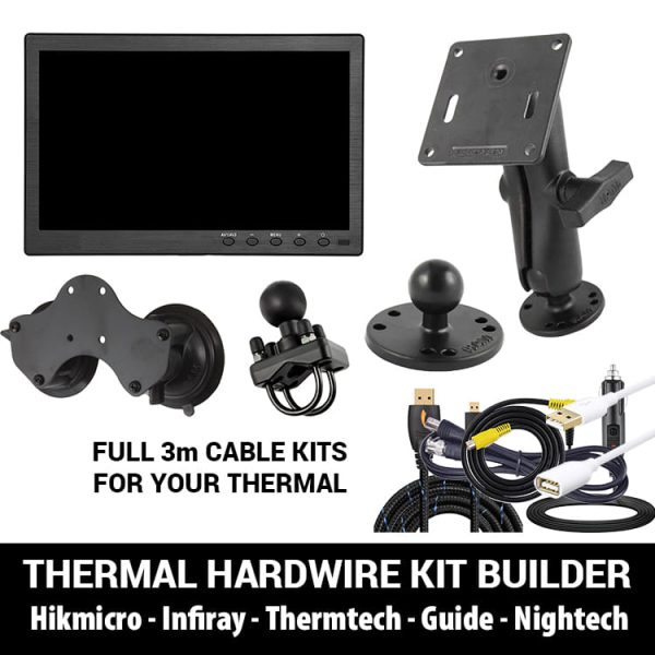 Thermal Hardwire Monitor kit builder -  Infiray | Hikmicro | Nightech | Thermtech | Guide