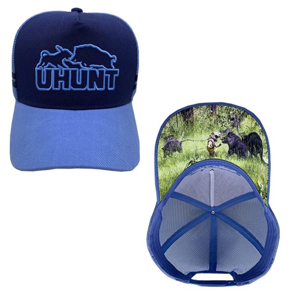 Navy/Blue Uhunt Trucker Cap #008