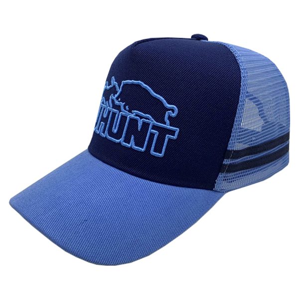 Alternative view of Navy/Blue Uhunt Trucker Cap #008