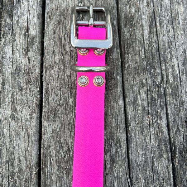 Alternative view of AUSSIE TOUGH COLLARS (No Tag) - Pink PVC