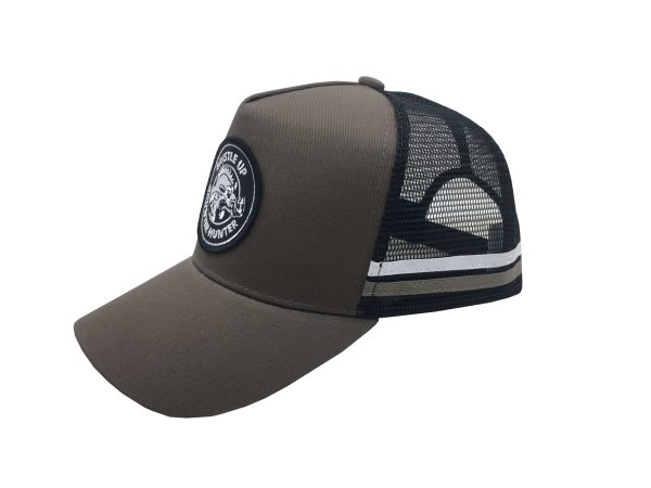 Grey Bristle Up Grunter Hunter Trucker Cap #002 - Image 2