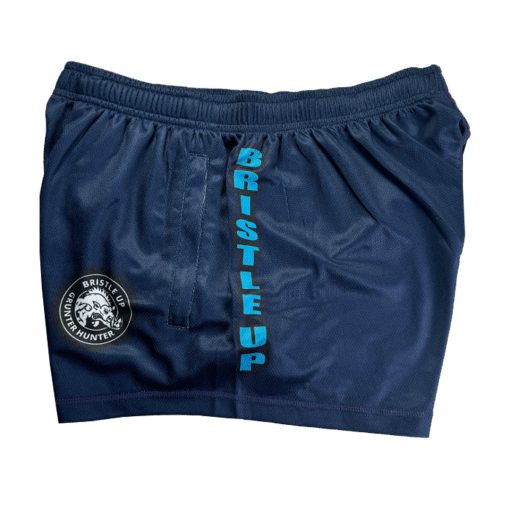 Navy Footy Shorts - Kids & Adults #005 - Image 2