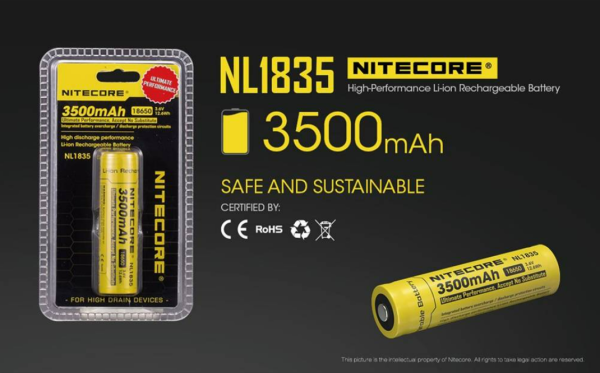 Nitecore NL1835 8A 3.6v - 18650 - Image 2