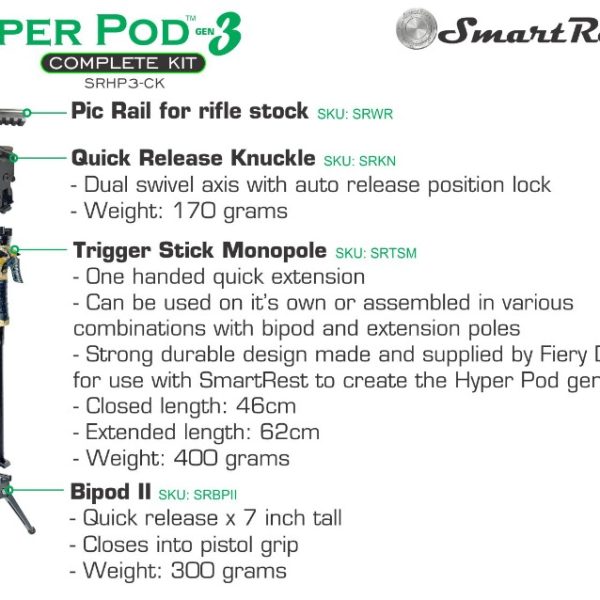 Alternative view of SmartRest Hyper Pod 3 COMPLETE KIT SRHP3-CK