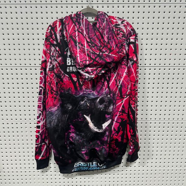 Alternative view of Aussie Girl Pink Camo Hoodie - BU006