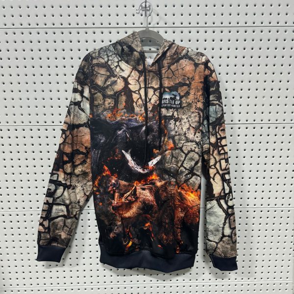 Bristle Up Grunter Hunter Cracked Hoodie - BU007