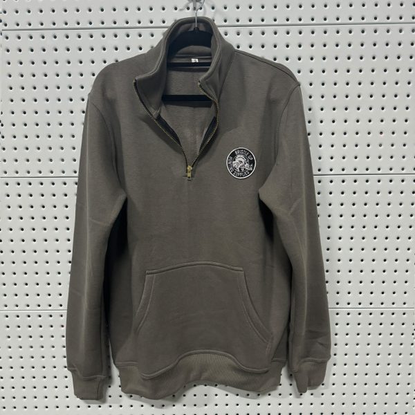 Grey Half Zip Jumper