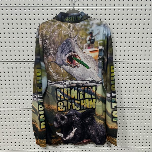Huntin & Fishin Long Sleeve Shirt - Image 3