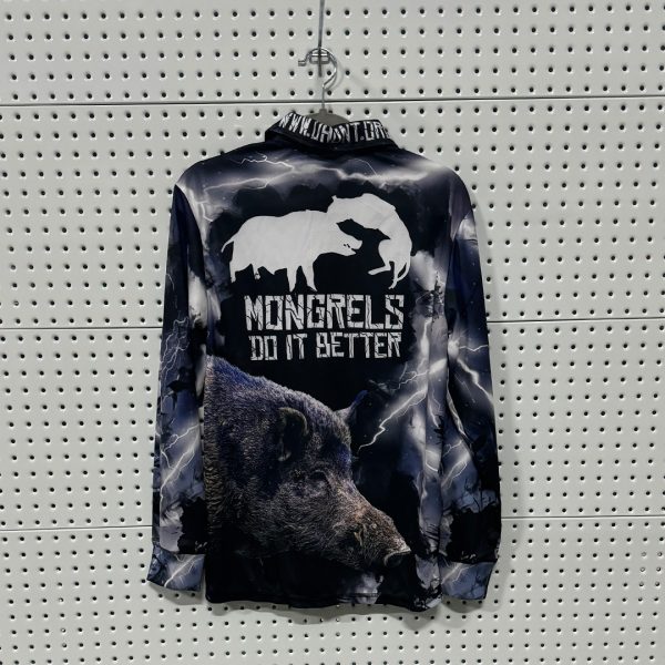 Alternative view of Mongrels Do It Better Long Sleeve Shirt - BU009