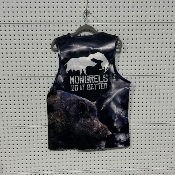 Alternative view of Mongrels Do It Better Singlet - BU009