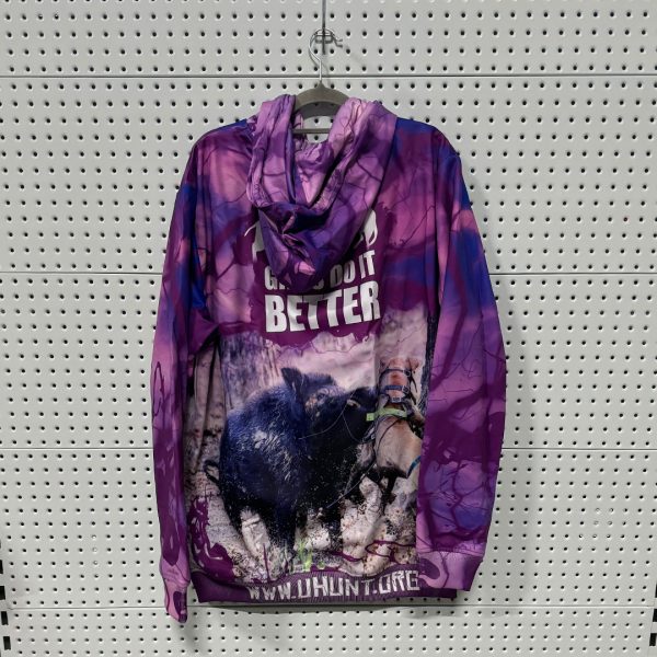 Alternative view of Purple Girls Do It Better Hoodie - BU008