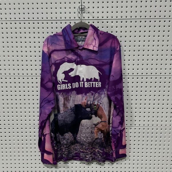 Purple Girls Do It Better Long Sleeve shirt - BU008