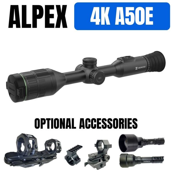 Hikmicro Alpex 4K A50E - Day + Night Vision Scope - 2026