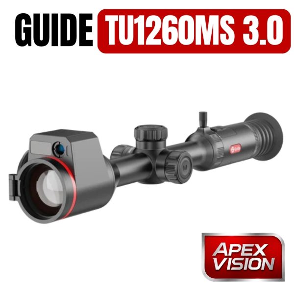 The Guide TU1260MS MUO 3.0 Apex Vision Multispectral Thermal and Night Vision Scope - 1280x1024, 15mK, 60mm LRF