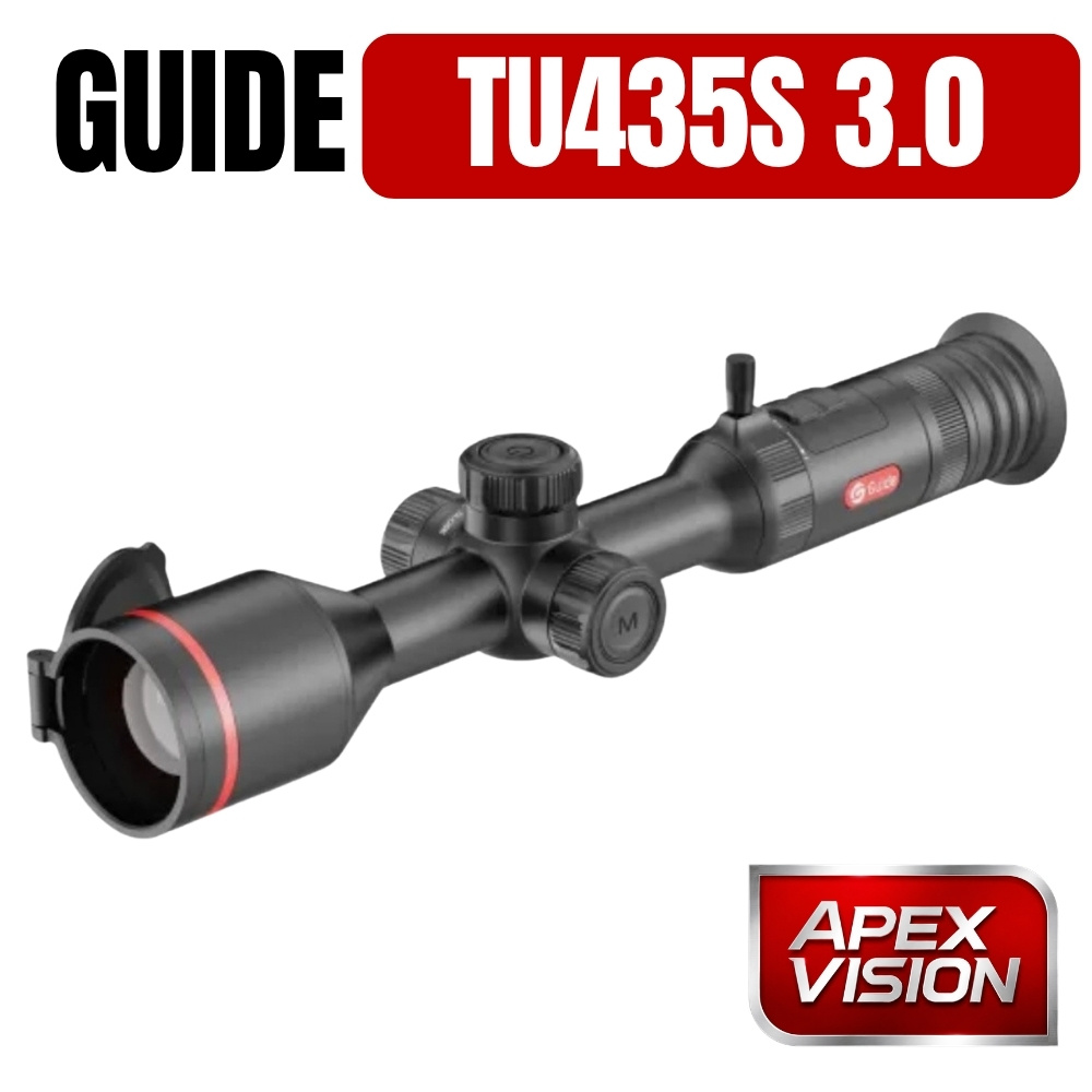 The Guide TU435S 3.0 Apex Vision Thermal Scope - 400x300, 15mK, 35mm