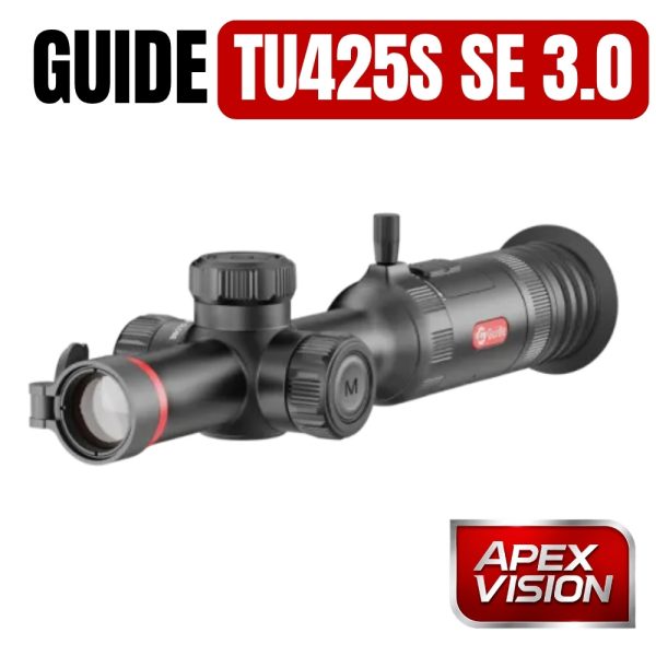 The Guide TU425S SE 3.0 Apex Vision Thermal Scope - 400x300, 15mK, 25mm
