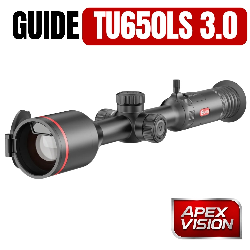 Guide TU650LS 3.0 Apex Vision Thermal Scope - 640x512, 15mK, 50mm LRF