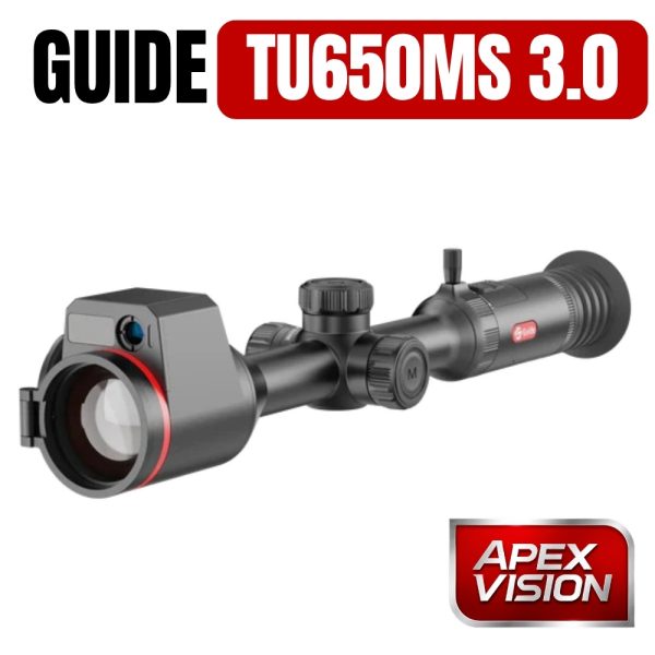 The Guide TU650MS MUO 3.0 Apex Vision Multispectral Thermal and Night Vision Scope - 640x512,15mK, 50mm LRF