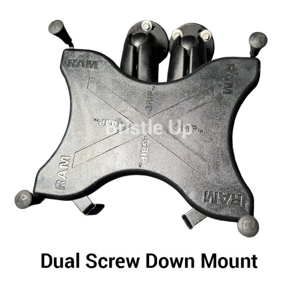 X-Grip Dual Screw Down Mount | C or B Sizes Available | Tablet Ram Mount