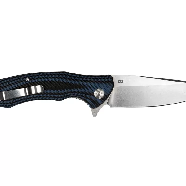 Alternative view of Tassie Tiger Folding Pocket knife - Blue & Black