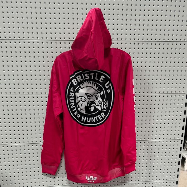 Bristle Up Grunter Hunter Hoodie - Pink BU0013 - Image 4