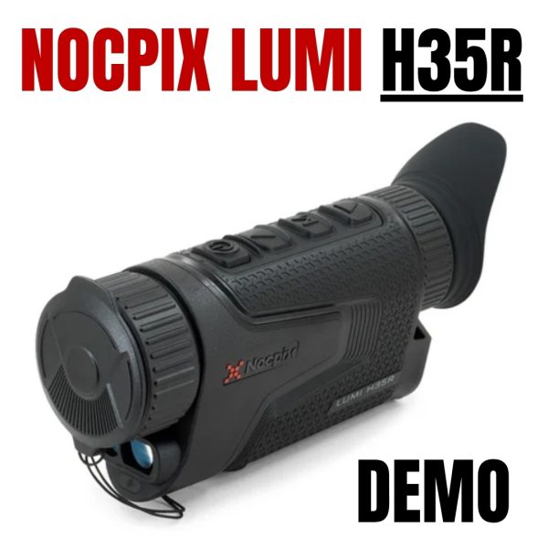Nocpix Lumi H35R Thermal Monocular – 640×512, 18mK, 35mm LRF (DEMO)