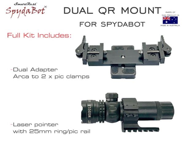 SpydaBot Dual Side by Side Mount - Laser Optional