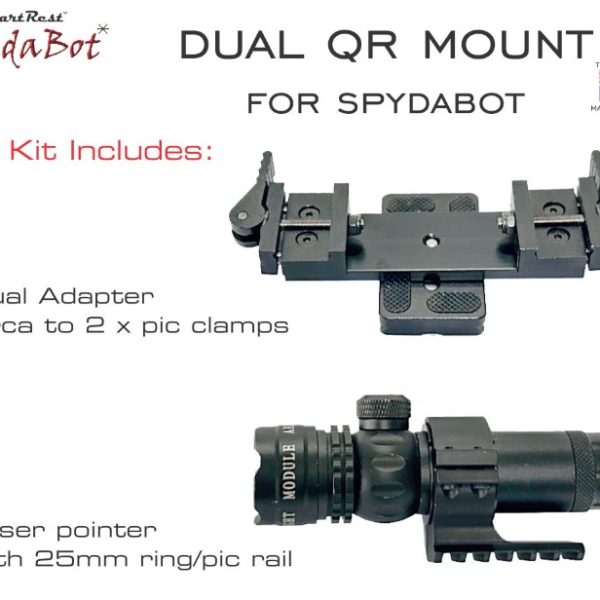 SpydaBot Dual Side by Side Mount - Laser Optional