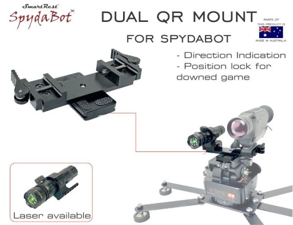 SpydaBot Dual Side by Side Mount - Laser Optional - Image 3