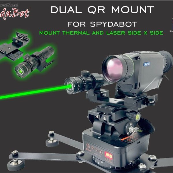 Alternative view of SpydaBot Dual Side by Side Mount - Laser Optional