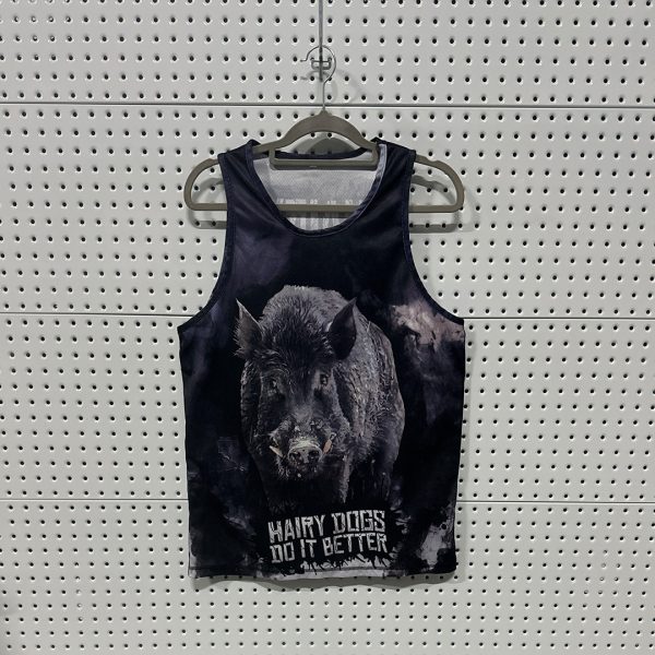 Hairy Dogs Do It Better Singlet - BU005