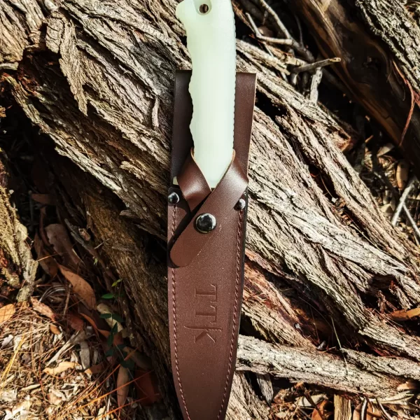 Alternative view of TASSIE TIGER - Pig Sticker - Blue Glow