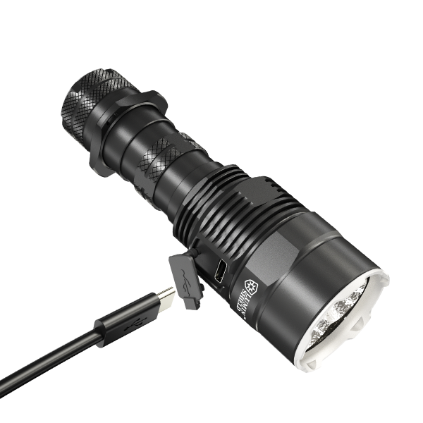 Nitecore TM9K Pro Dual Spot and Flood 9900 lumen 510m throw rechargeable tactical torch