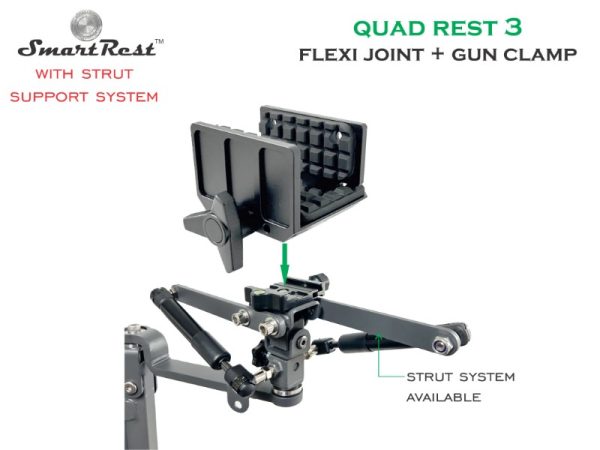 SmartRest Flexi Joint + Gun Clamp for Quad Rest 3