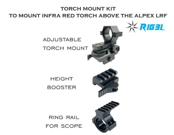 IR Torch Mount Kit for Hikmicro Alpex | Pard Night Stalker