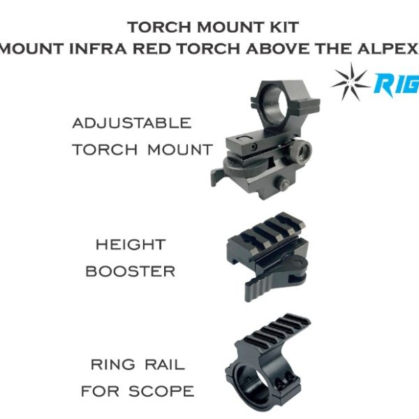IR Torch Mount Kit for Hikmicro Alpex | Pard Night Stalker