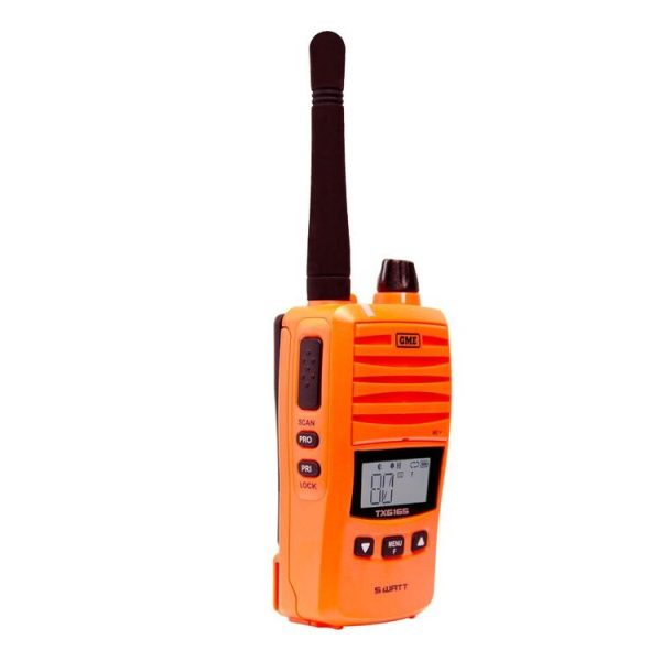 GME TX6165 5 Watt UHF CB Handheld Radio | Twin Pack Orange - Image 3