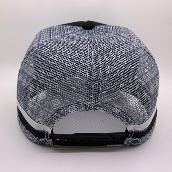 Crackin Country Trucker Cap – Black Aztec D3 - Image 3
