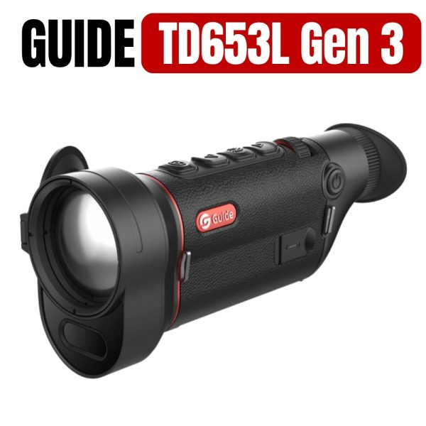 Guide TD653L Gen 3 Thermal Monocular - 640x512, 20mK, 50mm LRF