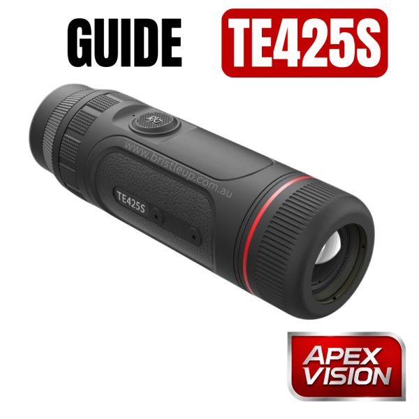 Guide TE425S Apex Vision Thermal Monocular - 400x300, 15mK, 25mm
