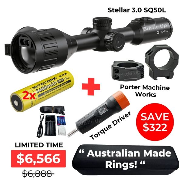 Hikmicro Stellar 3.0 SQ50L - LIMITED TIME BUNDLE DEAL