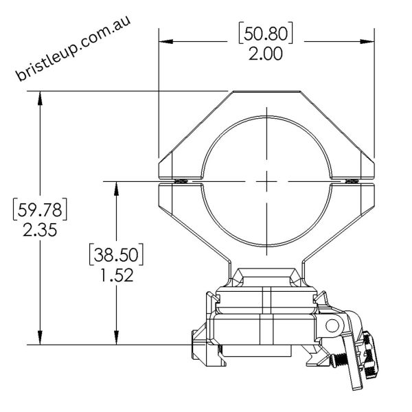 Magne-Tech Magnetic Ring Mount - 30mm Tube 38.5mm High (Part B) | Magne Tech - Image 4