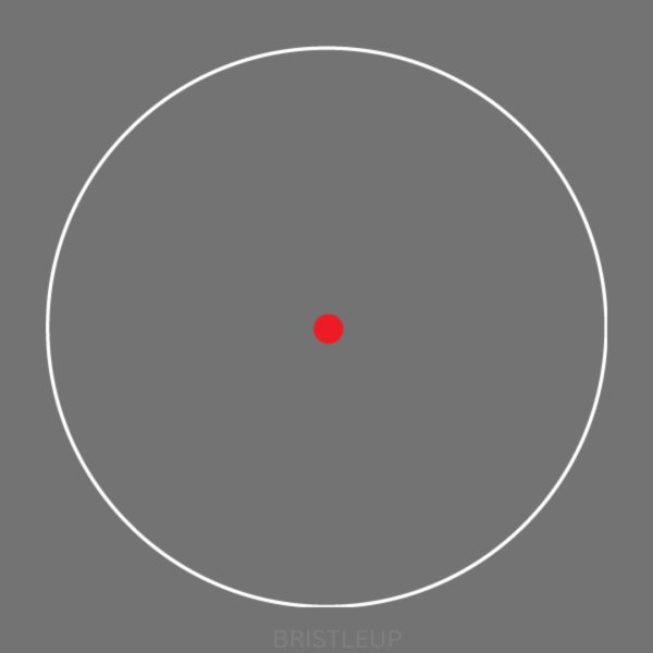 Alternative view of ZeroTech Trace Red Dot H.A.L.O Enclosed Aspherical Reflex Sight