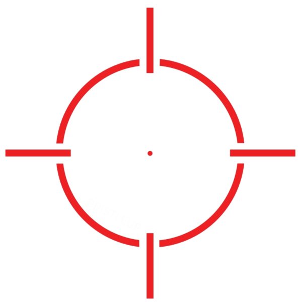 Alternative view of ZeroTech Thrive HD Prism 1x MICRO PRISM Scope with Variable Mounting Heights – FDE