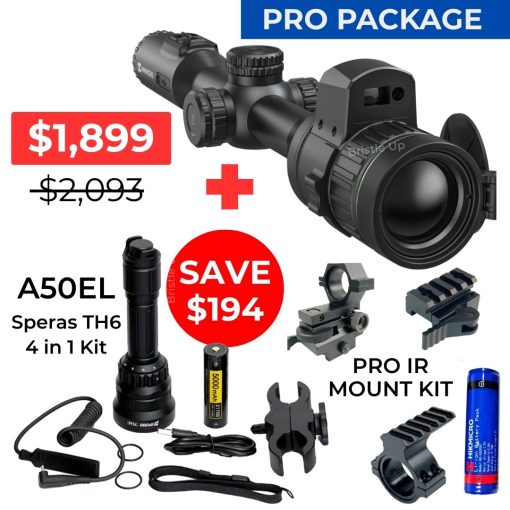 PRO BUNDLE | Hikmicro Alpex 4K A50EL LRF  + Speras TH6 IR TORCH