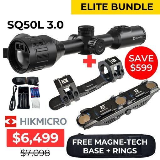 ELITE BUNDLE | Hikmicro Stellar 3.0 SQ50L + Magne-Tech Base + Rings | Bundle