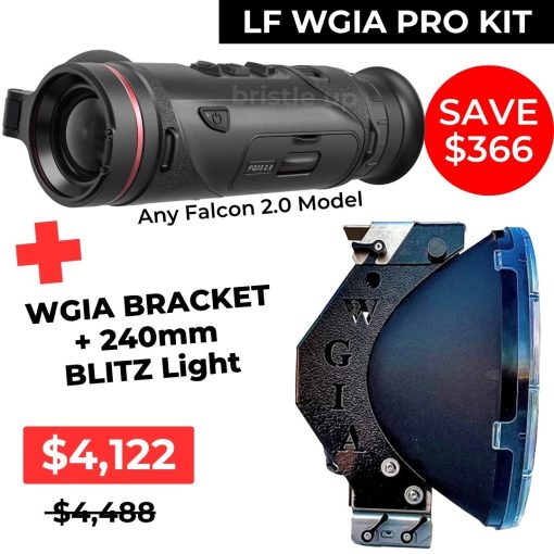 WGIA LF PRO KIT - FQ35 | FQ50 | FQ50L 2.0 + QR WGIA Bracket + Light Force 240mm Blitz Light