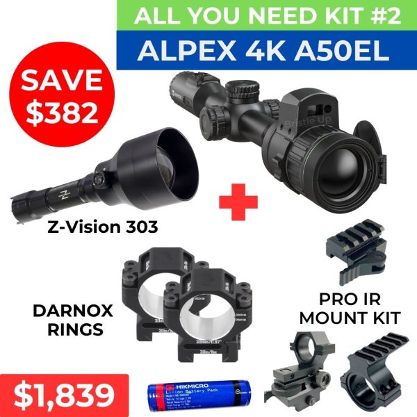 ALL YOU NEED #2 | Hikmicro Alpex 4K A50EL LR + Z-vision 303 IR - Day & Night Vision