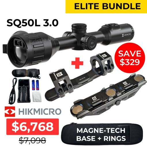 ELITE Magne-Tech BUNDLE | Hikmicro Stellar 3.0 SQ50L + Magne-Tech Base + Rings