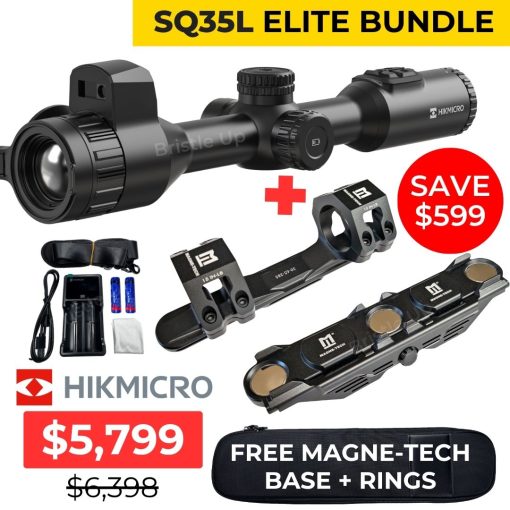 ELITE BUNDLE | Hikmicro Stellar 3.0 SQ35L + Magne-Tech Base + Rings | Bundle
